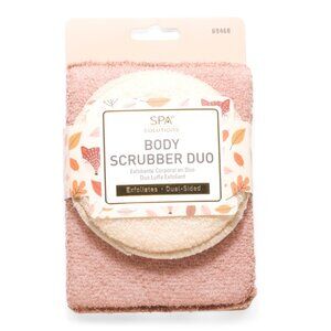 CALA Nude/brown 2pk Exfoliating Body Scrubbers